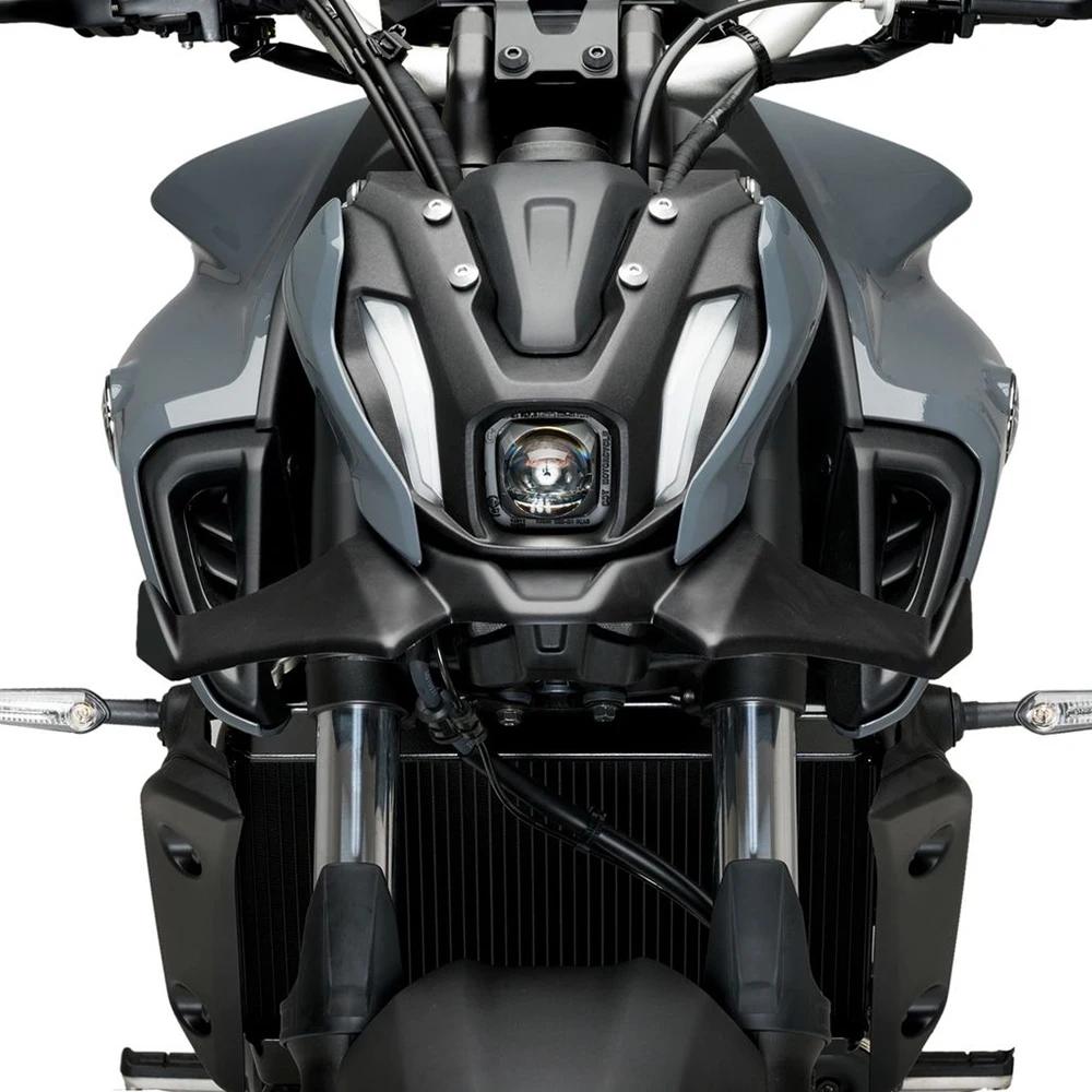 For MT-07 SP MT07 2021-2024Motorcycle Accessories Sport Mt07 Downforce Naked Forntal Spoilers Aerodynamic Wing Deflector