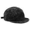 Retro Women's Washed Corduroy Short-brimmed Baseball Cap Outdoor Sports Men's Sunscreen Sunshade Simple Cap
