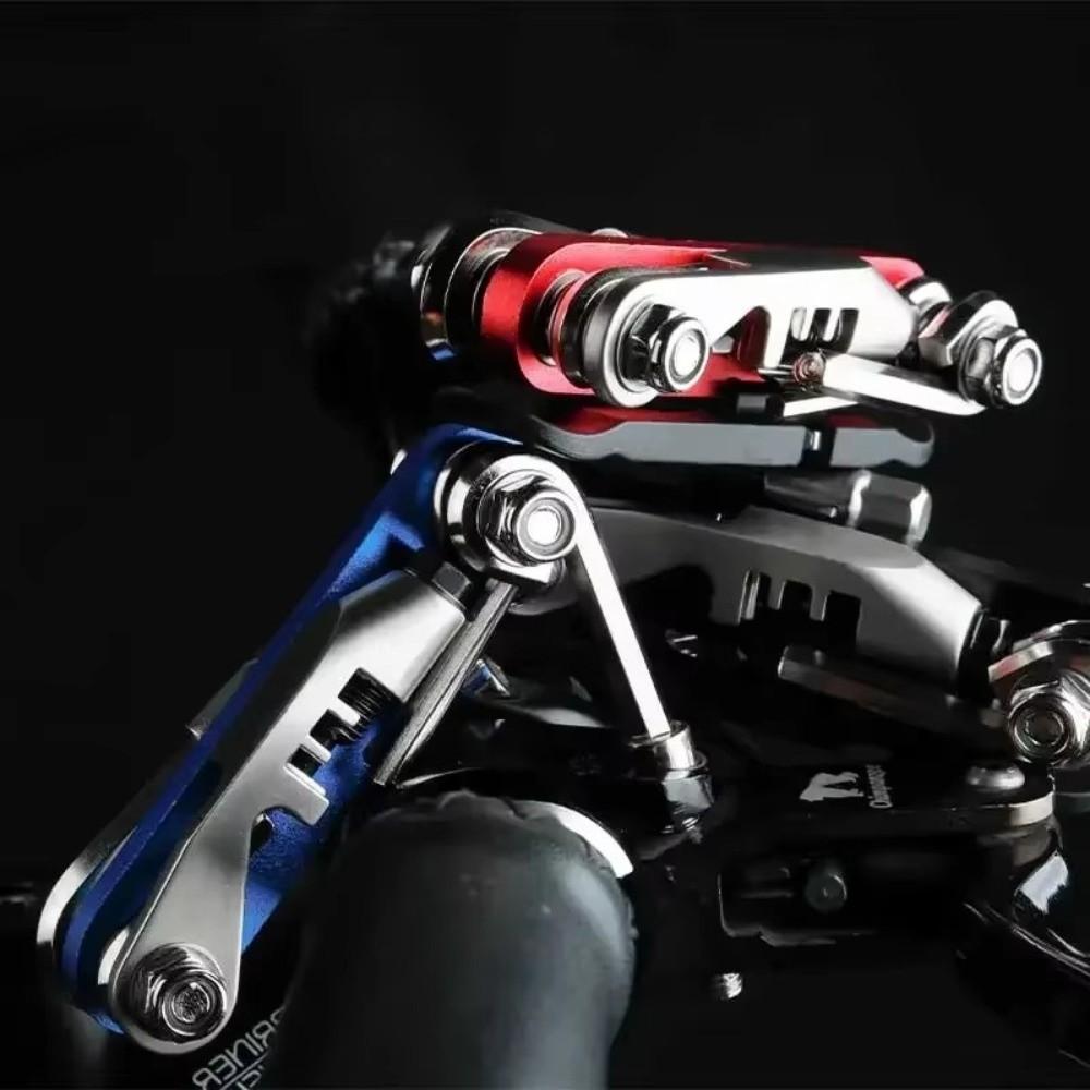 Kit d'outils de réparation de vélo 14 en 1 Coupe-chaîne Acier allié Outils d'entretien de vélo Clé plate Tournevis cruciforme