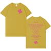 2026 Rapper Jul Moda Stampa Lettere T-shirt Uomo Donna Gotica Casual Girocollo T-shirt Manica Corta Oversize Accogliente T-shirt Unisex