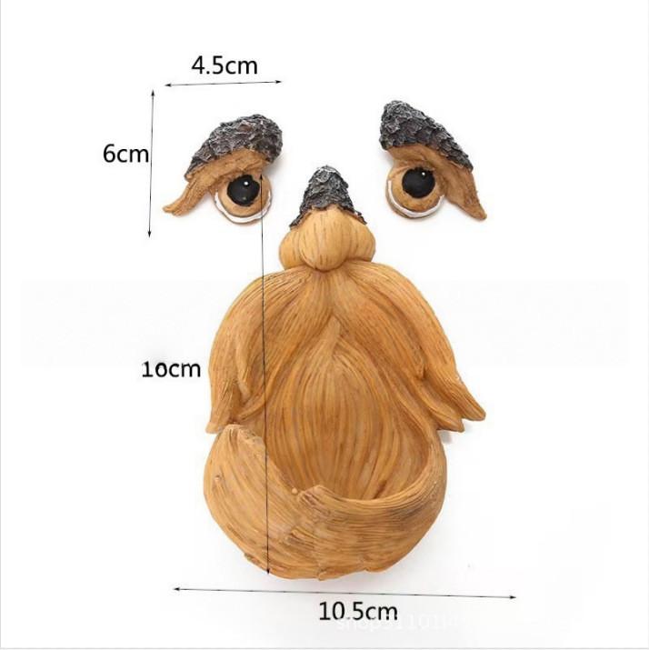 Spring Tree Trunk Bird Feeder Resin Craft Outdoor Decor For Garden Lovers