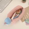 New Plush Storage Bag, Golden Fragrance Makeup Bag, Large Capacity, High-end Toiletries, Portable Travel Japanese Makeup Bag