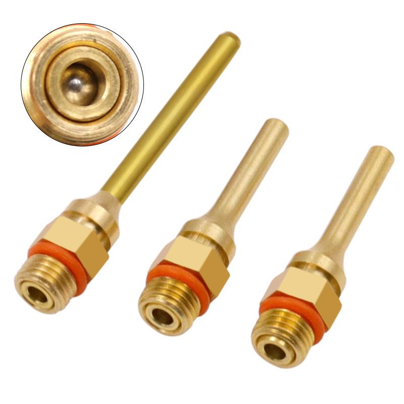 1Pc Pure Copper Hot Melt Glue Gun 2.0x70mm 3.0x50mm 2.0x34mm Nozzle Long Short Small-bore Large Diameter Glue Gun Nozzle