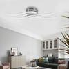 25W 140LED Ceiling Light Wavy Ceiling Lamp for Living Room Bedroom Kitchen Decor AC85‑265V Warm Light
