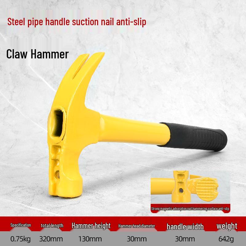 Młotek ciesielski wielofunkcyjny: Kompaktowe Stalowe Narzędzie do Obróbki Drewna i Użytku Domowego