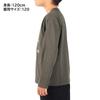 The North Face Long Sleeve Shiretokotoko Organic Shiretoko New Size 120 Kids' Tee, Unisex, Cotton, Taupe,