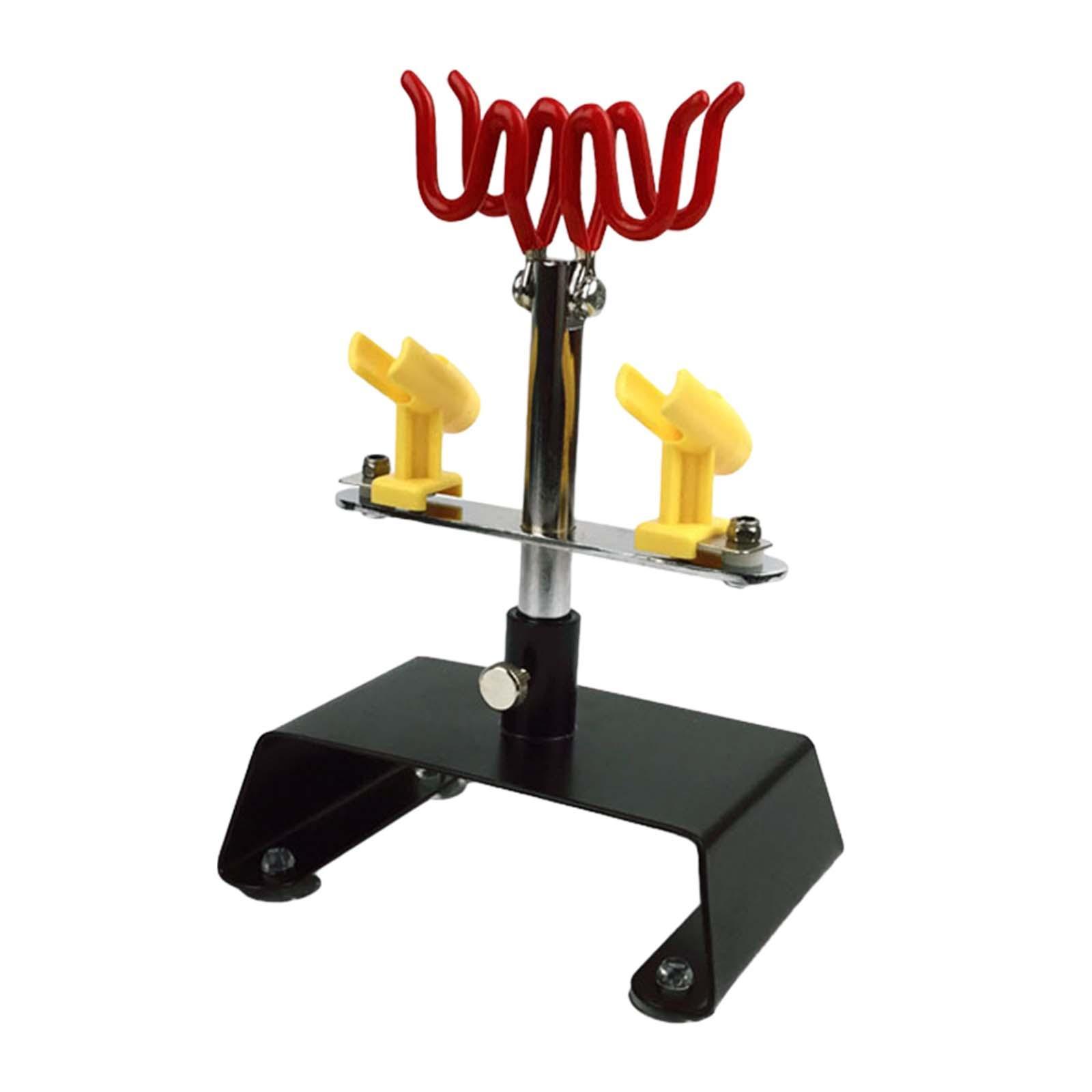 Airbrush Stand Airbrush Holder Station Swivel & Tilt Support Bracket Model Spray Paint Tool Table Mount Holds 4 Airbrushes