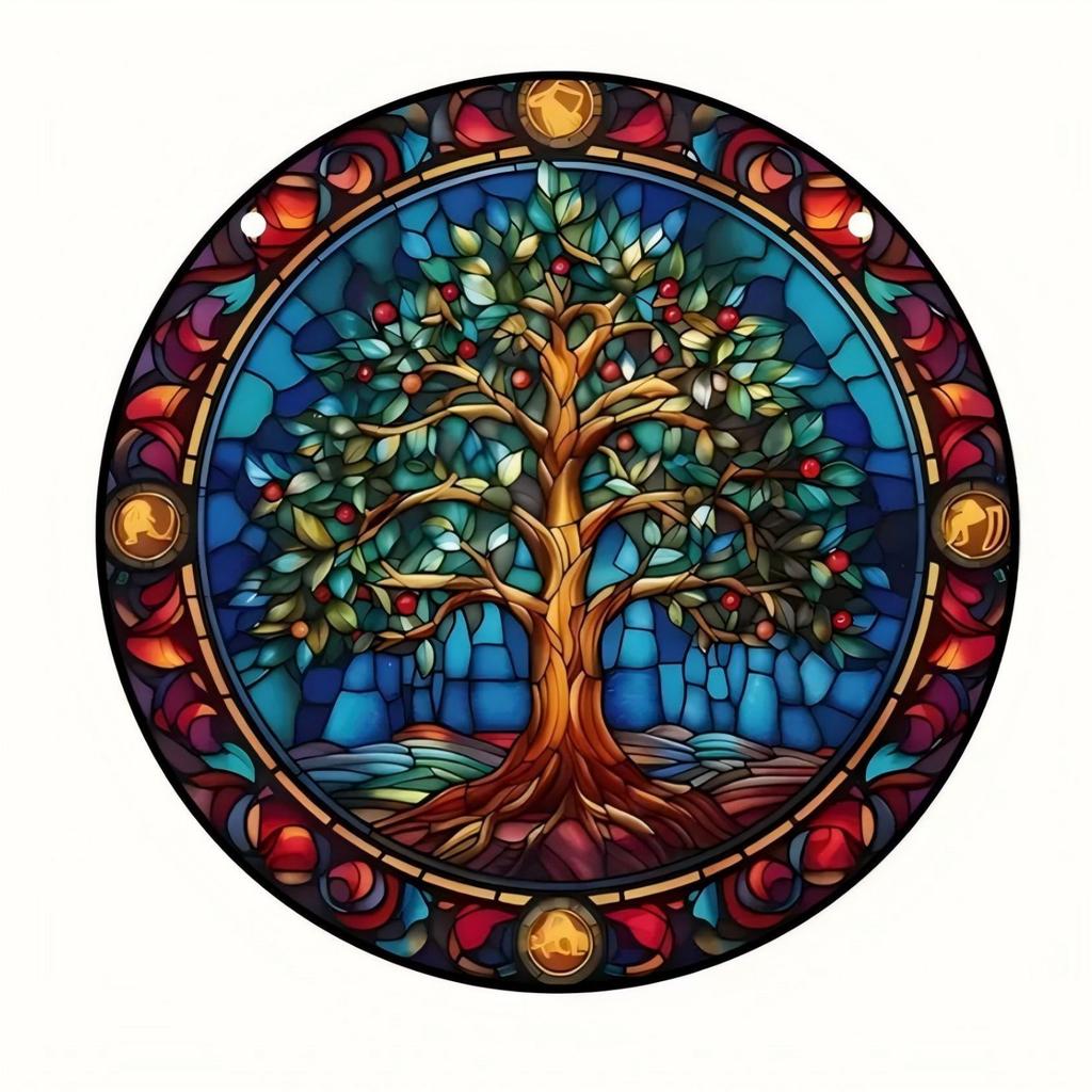 Neue Bohemian Stil Serie Innen- und Außenbereich Bunte Dekorative Acrylscheibe