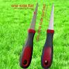 1 Premium Diamond Coated Sharpening File - Easily Sharpens Scissors, Knives and Garden Tools - Double-sided Flat and Curved Design