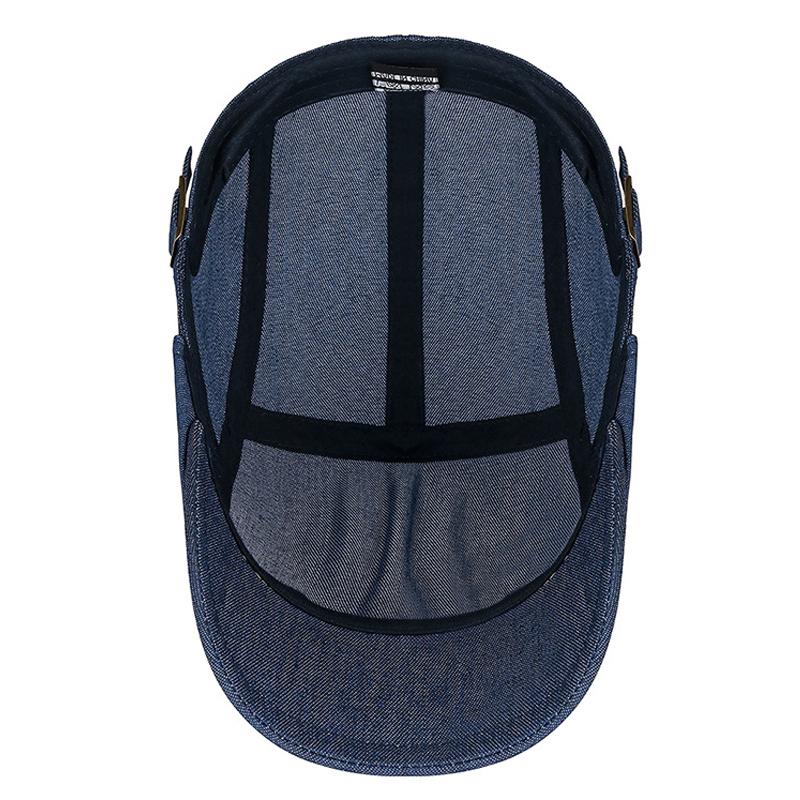 Denim Hat Young Peaked Cap Men Duck Tongue Forward Cap Spring Autumn Beret