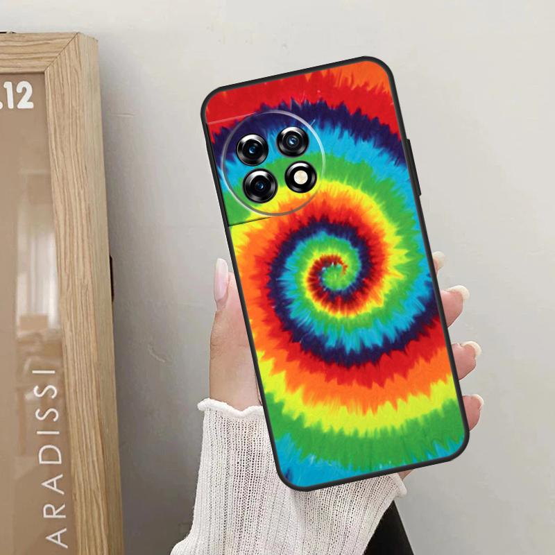 Trippy Tie Dye Hippie Art Case For OnePlus Nord 5 CE 3 4 Lite N20 N30 OnePlus 13T 13R 12R 10T 10R 10 11 12 13 15 Cover