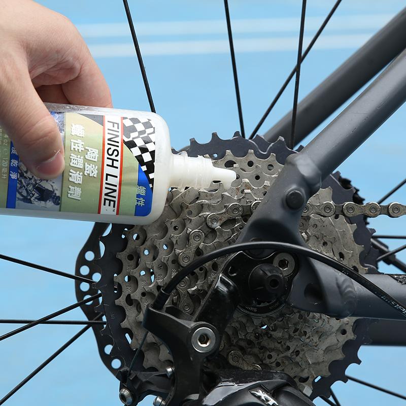 FinishLine  60/120ML Bicycle Chain Waxy Maintenance Oil Squirt MTB Road Bike Chain Gear Wet Oil Lube For Chain Fork Flywheel