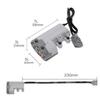 Mingkai Power Functions L-Motor 88004, Servo Motor Steering Motor for LEGO 88004, Gray