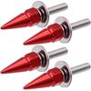 4pcs Aluminum Alloy M6 Screws Universal License Plate Fastening Set for Car Motorcycle Anti Rust Easy Install