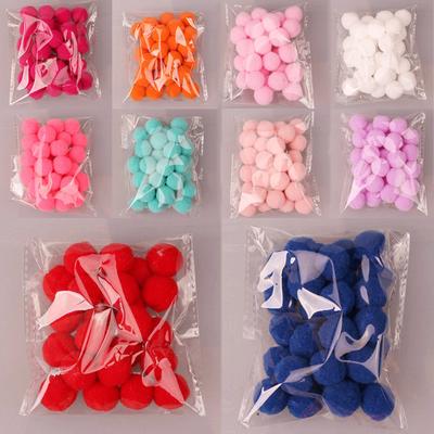 100 Stück weiche Pompoms, Kugeln, Bommeln, DIY, Basteln, Kartenherstellung, Dekor