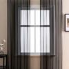 1pcs Beautiful Home Decoration Curtain Translucent Solid Color Gauze Curtains Gorgeous Hotel Living Room Decor Window Blind