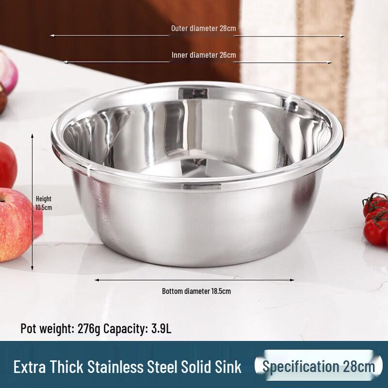 Qiwei Food Grade Enamel Multipurpose Kitchen Bowl