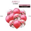 Metallic Sequin Balloon Set for Birthdays, Valentine's Day, and Weddings