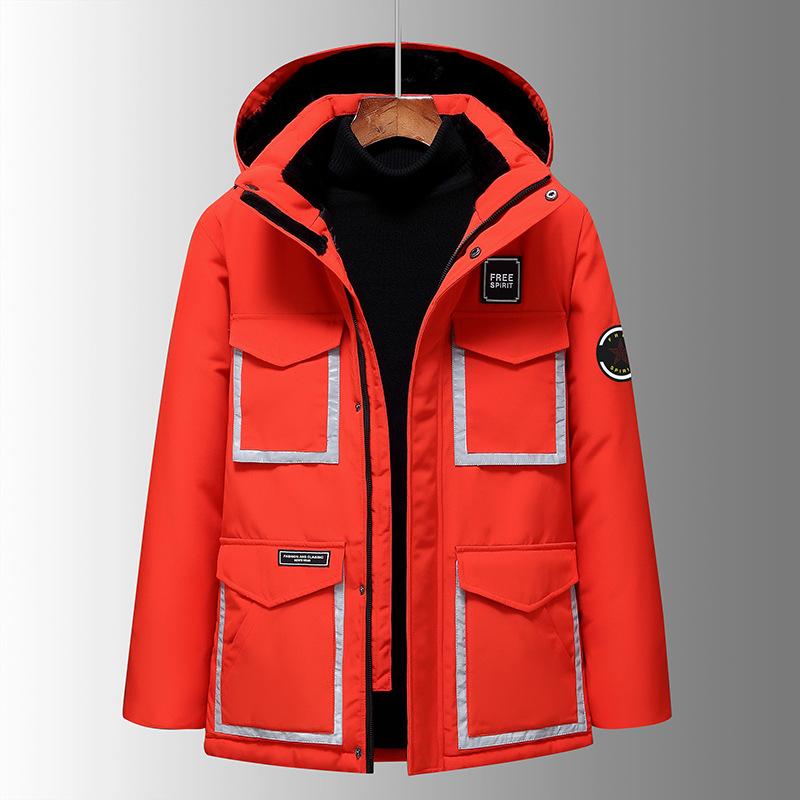 Мужская новая свободная одежда большого размера из хлопка для мужчин — фото 4