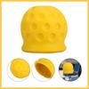 Universal Trailer Hitch Ball Cover Waterproof Dustproof 50mm ID Yellow for Car Truck RV Boat Auto Replacement Parts