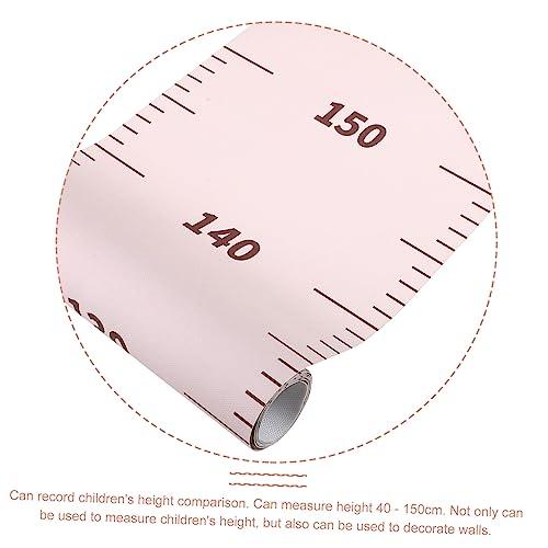 Height Measurement Wall Decal Bear Kids Room Fabric Material Clear Measurement 1 Piece Nursery Wall Decoration