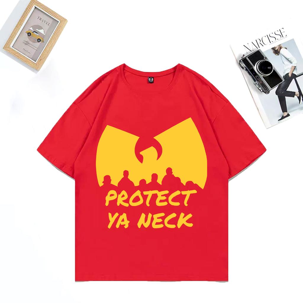 Hip Hop Années 90 Wu Clan Ttangs Print TShirt Unisex WOMENs NEW Streetwear Vintage Cotton Clothes Tops Casual Oversized T Shirts