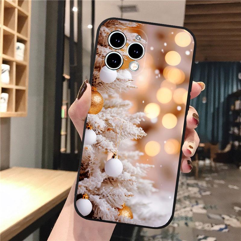 

Phone Case Carcasa Funda For iPhone 17 Pro Max Air 16 15 14 13 Pro Max 15 16 Pro 15Plus 16E Santa Christmas Tree Case iphone 15ProMax