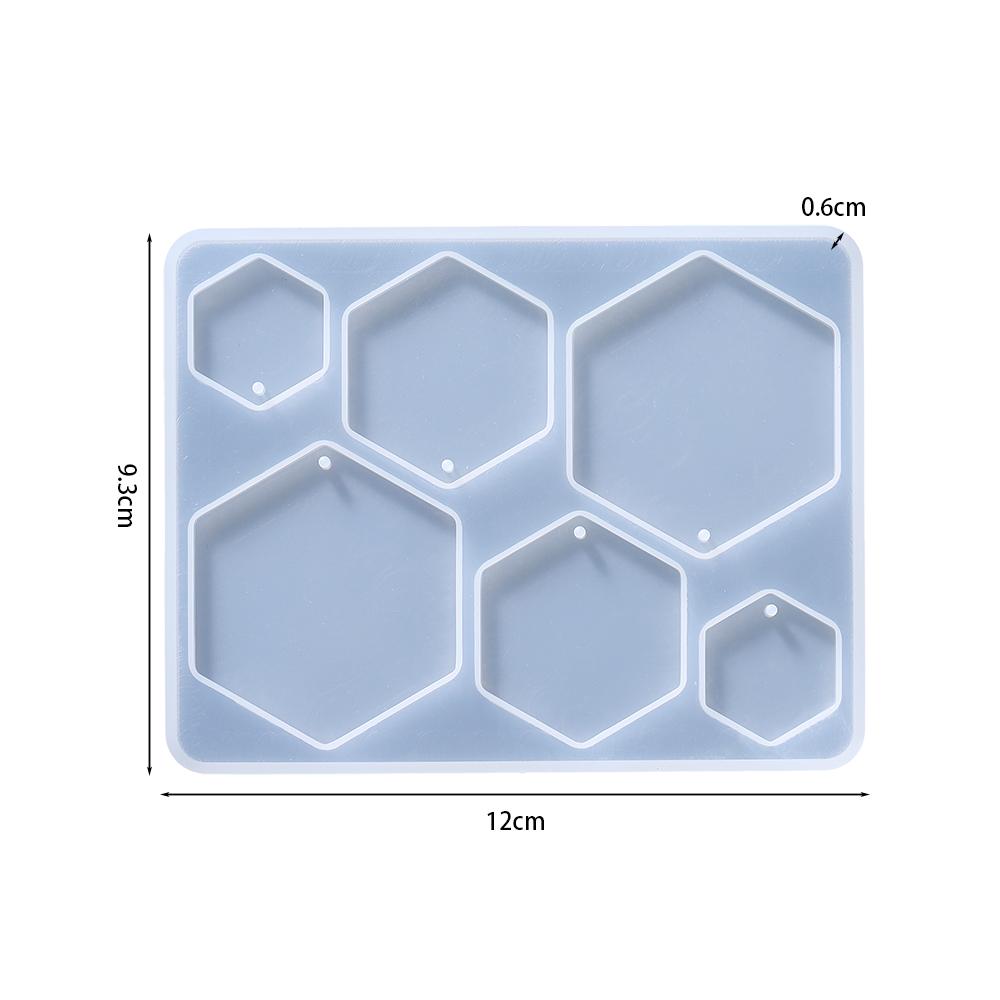 Geometric Earring Pendant Silicone Mold For Epoxy Resin DIY Earring Keychain Necklace Charms Resin Silicone Mold Jewelry Making
