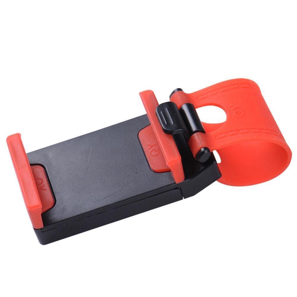 Roter fauler Autolenkrad-Handyhalter Universal-Kunststoff Großhandel