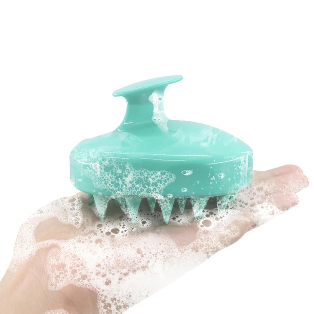 Handheld Silicone Scalp Shampoo Massage Brush Washing Shower Hair Massager Clean Brush Bath Shower Hair Cleaning Brush Comb