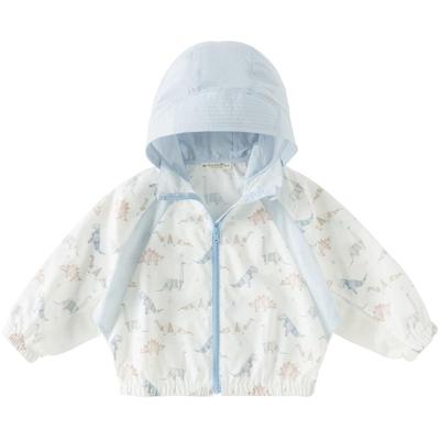 DAVE & BELLA Boys' Hooded UV Protection Sun Jacket