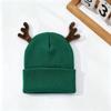 Soft Knit Beanie Cap Warm Deer Horn Beanie Party Reindeer Antler Hat  Christmas