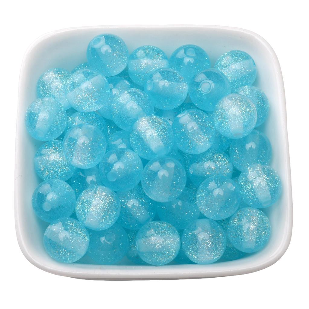 Resin Sparkling Beads for DIY Necklace Bracelet Earring Craft 10 Pcs