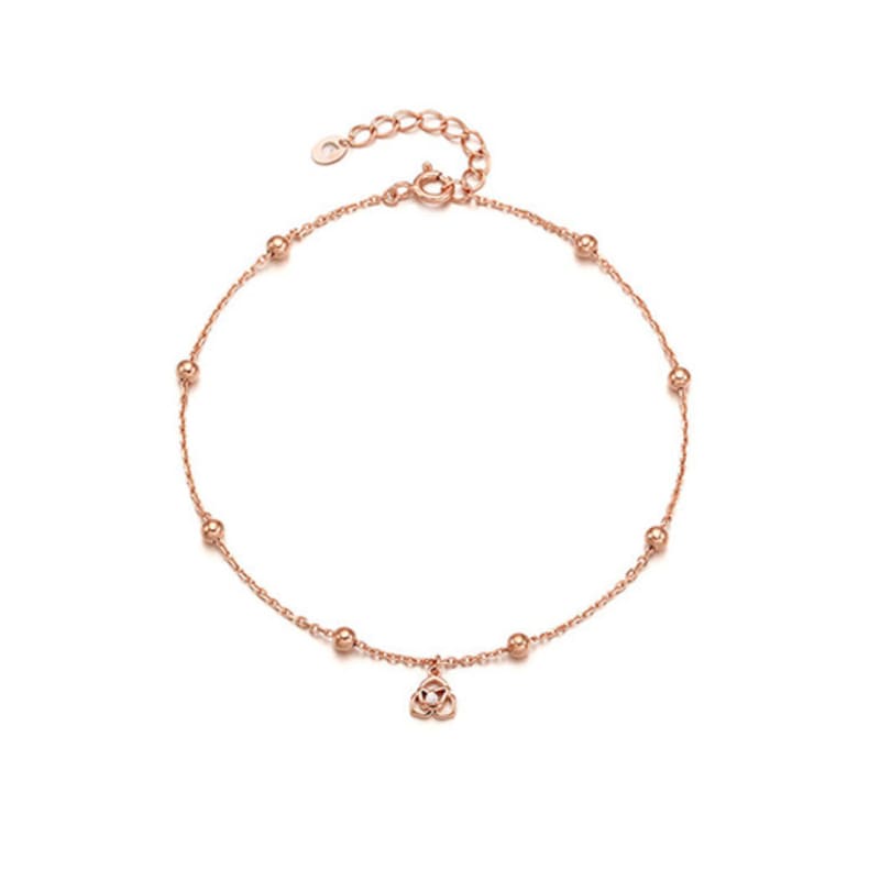 

Tirr Lirr Rosy Tulip Silver Pink Anklet TASSVP00057M single type