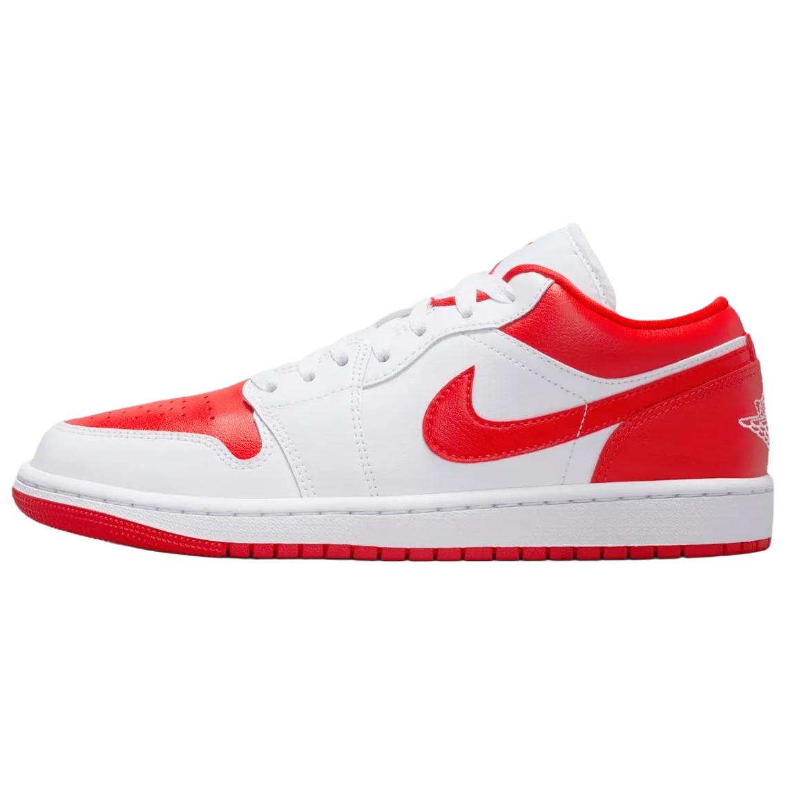 

Jordan Air 1 Comfortable Fit Breathable Low Top Retro Basketball Shoes Women sneaker Red White DC0774-110 42.5