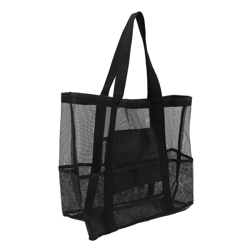 Strand-Netzbeutel Große Kapazität Leicht Tragbar Strand-Schultertasche Handtasche für Reisen Einkaufen Camping Pool