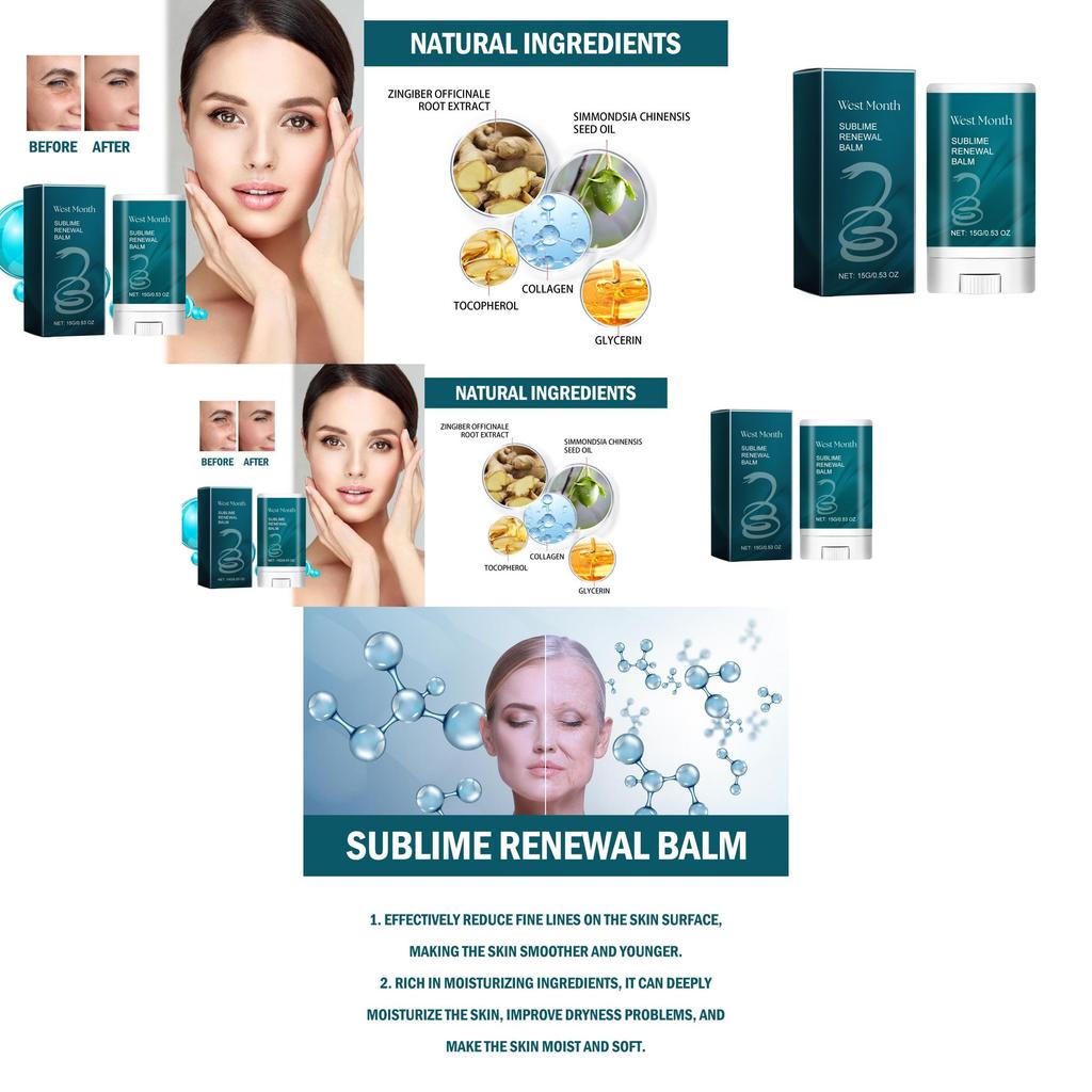 West Maand Slang Essentie Verjongende Hydraterende Stick Voor Gehydrateerde Stralende Huid