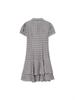 2025 Herbst/Winter Damen kariertes Lagenkleid - Akademischer Stil