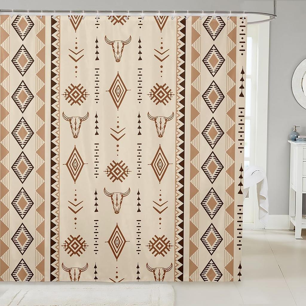 Japanese Style Bathroom Accessories Dragon Shower Curtain Magical Animals Bath Curtain Western Wildlife Theme Bathroom Sets