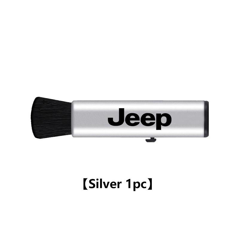For Jeep Car Air Vent Cleaning Soft Brush Car Interior Crevice Dusting Grand Cherokee Wrangler JK Renegade Gladiator Compass QR3