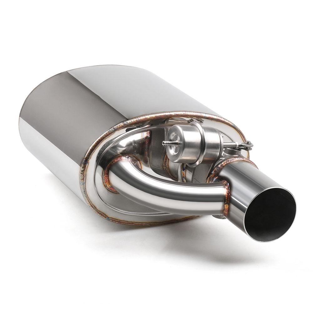 2 ZOLL-3 ZOLL Einlassschweißen auf einzelnem elektrischen Auspuffschalldämpfer mit drahtlosem Fernbedienungsschalter Ablassventil Auspuffausschnitt