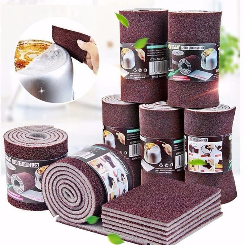 Multifunction Super Cleaning Sponge For Remove Rust Dishwashing Pot Bottom Scouring Pads
