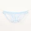 Men Sexy See-Through Mesh Solid Color T-Back Thong Briefs Low Rise Underwear