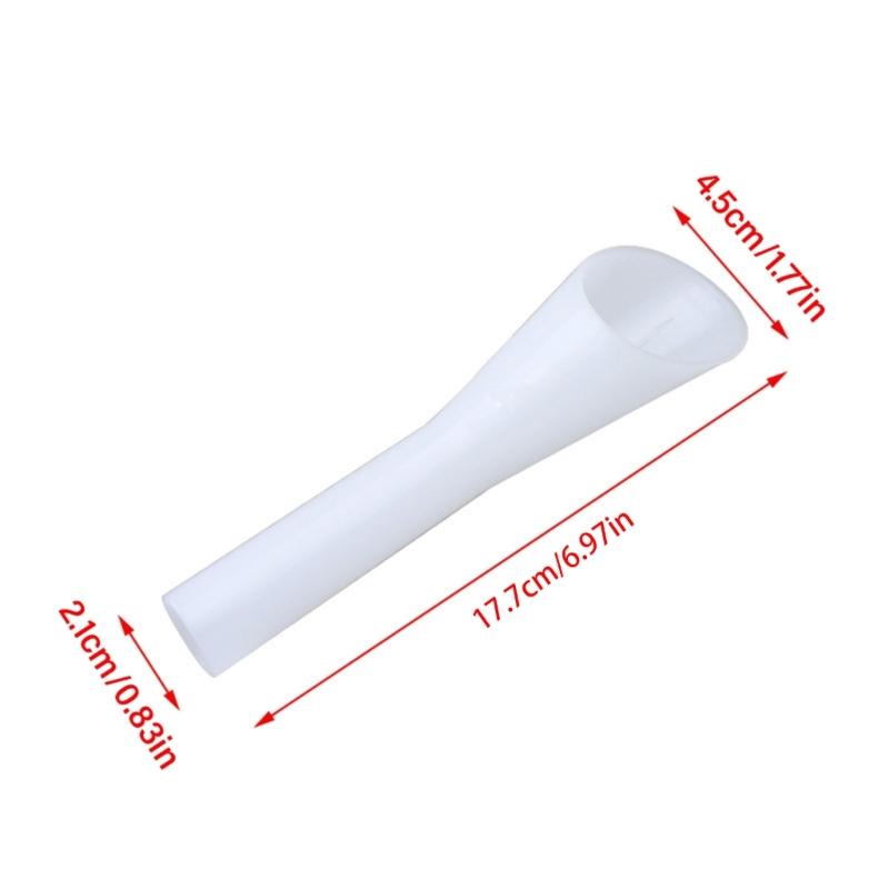 2Pcs/set Car Fuels Filler Funnel Plastic Leakproof Fuels Tanks Funnel Tube Standard Replacement Automotive Gas Funnel