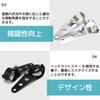 FJmark Motorcycle Parts, Universal Turn Signal and Headlight Stays, Front Fork Frame Mount, Left and Right, 28mm-34mm, Set of 2 (Silver)