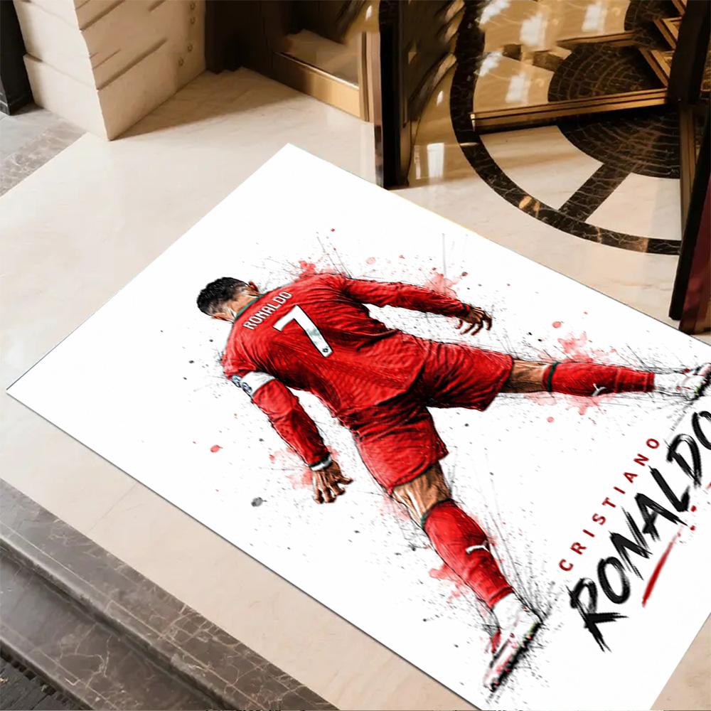 Ronaldo's Champions Moment Floor Mat Perfect for Decorate room Dining Room Bedrooms Game Room Antislip Carpet Office home decor Spiritual Gift