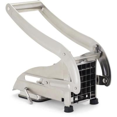 French Fry Cutter - LIVOO - MEN410 - Stainless Steel - 2 Grids - Non-slip Feet and Suction Cup - Dishwasher-safe Grids