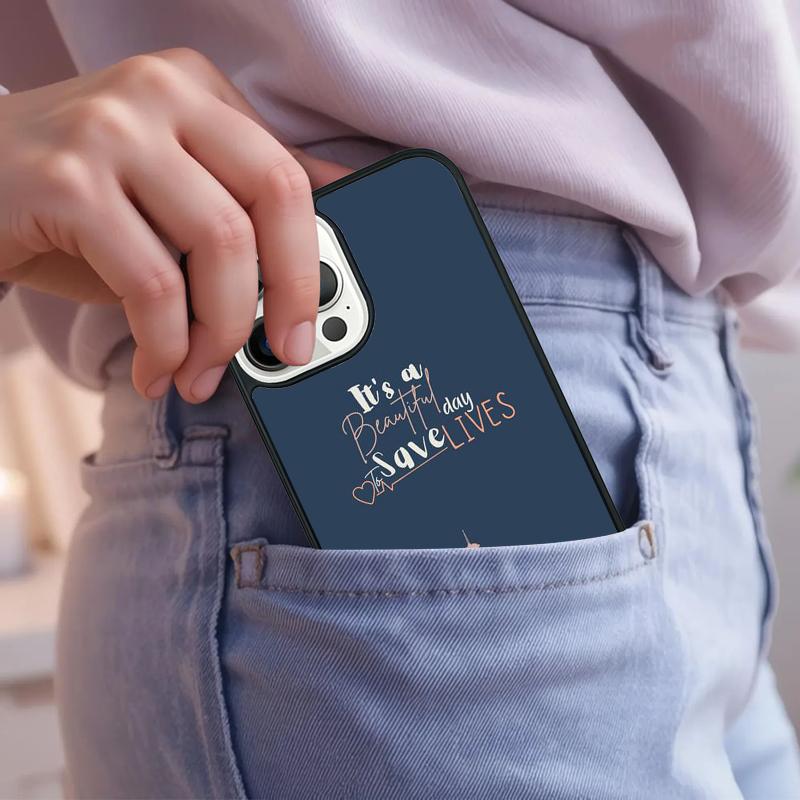 Greys Anatomy Phone Case For iPhone 17 Air 15 16e 14 13 Pro Max Coque 12 11 Pro Max PLUS Cover