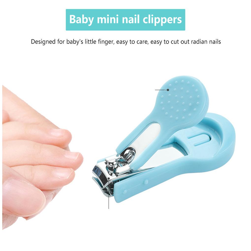 Professional Wear-resistant Newborn Nail Kit Grooming Brush Waterproof Shockproof Scissor Multifunction Kids Toiletries Set