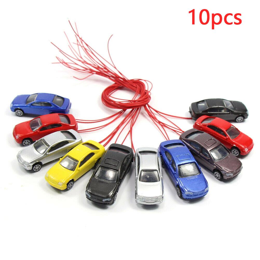 10Pcs/Set 1:87-1:100 H0 In The Illuminated Model Car Train With Wires And Bulbs 45x16x11mm For H0/ TT-Gifts